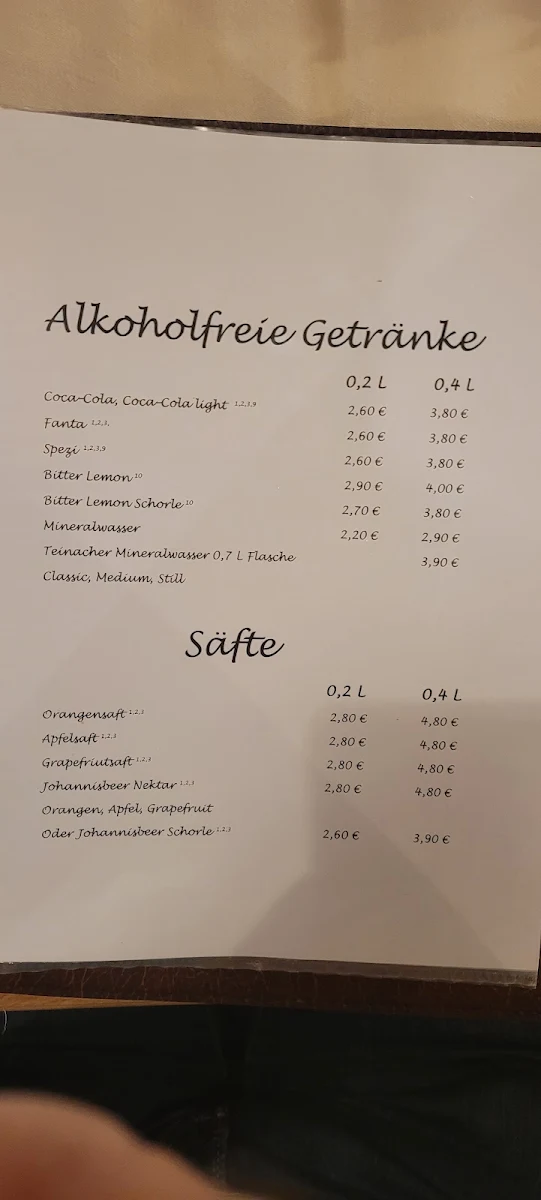 Speisekarte photo 1