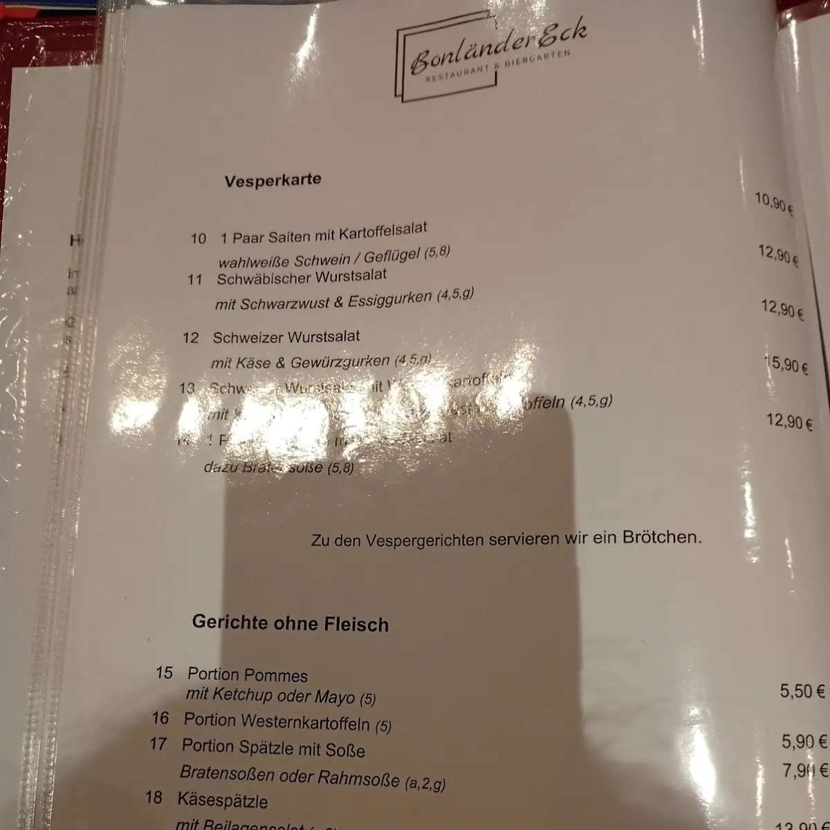 Speisekarte photo 5