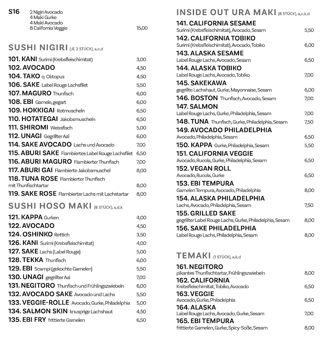 Speisekarte photo 2