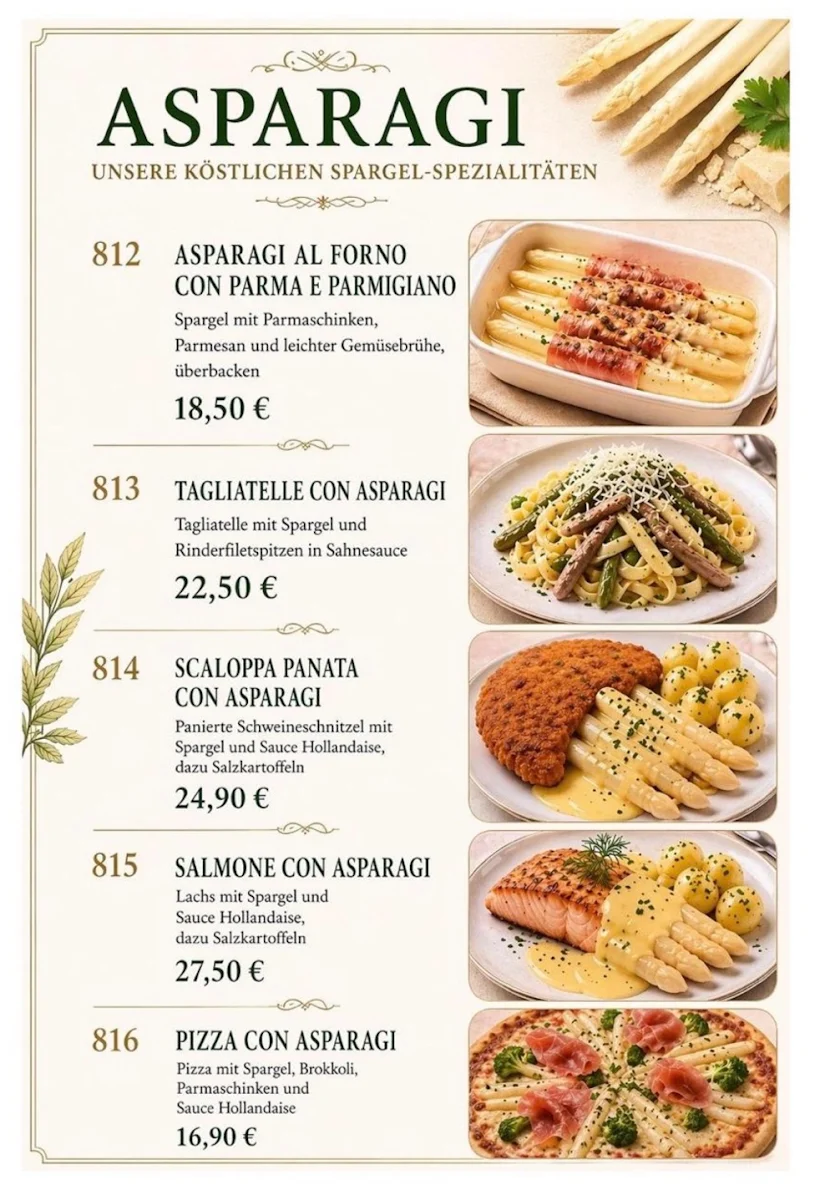 Speisekarte photo 2