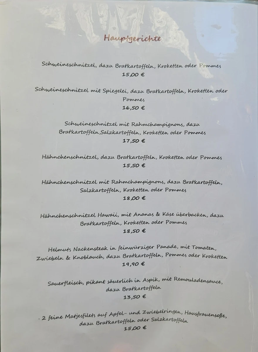 Speisekarte photo 1