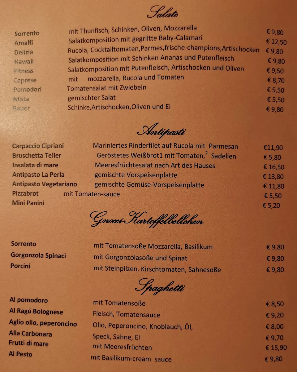 Speisekarte photo 1