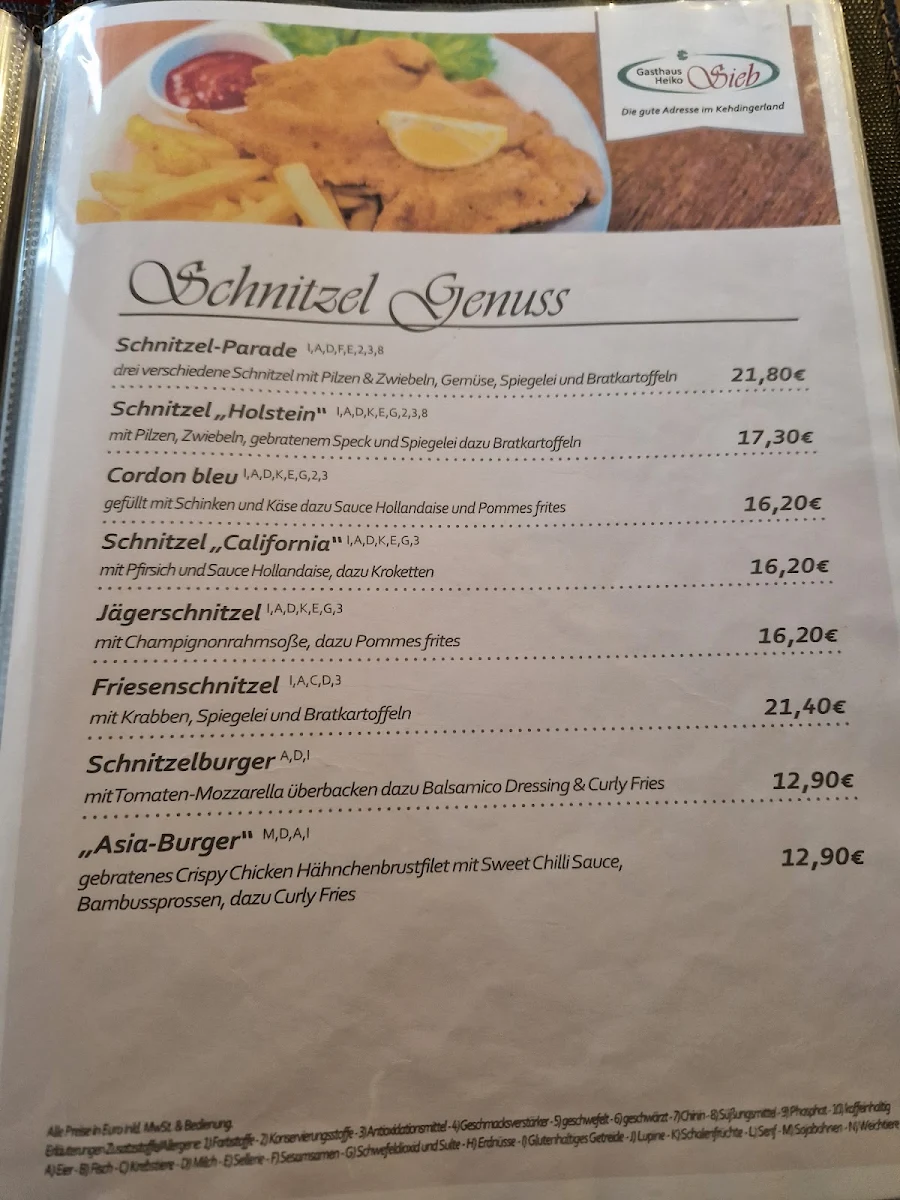 Speisekarte photo 2