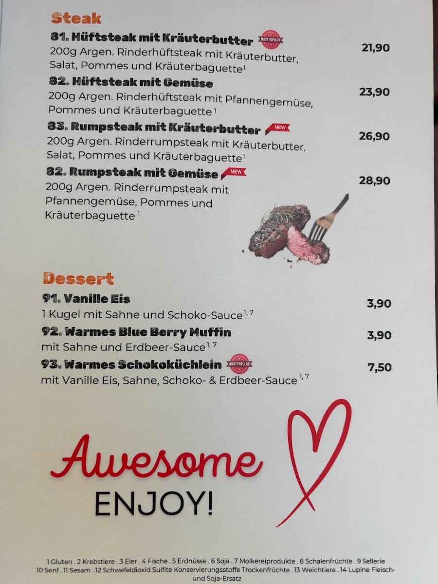 Speisekarte photo 5