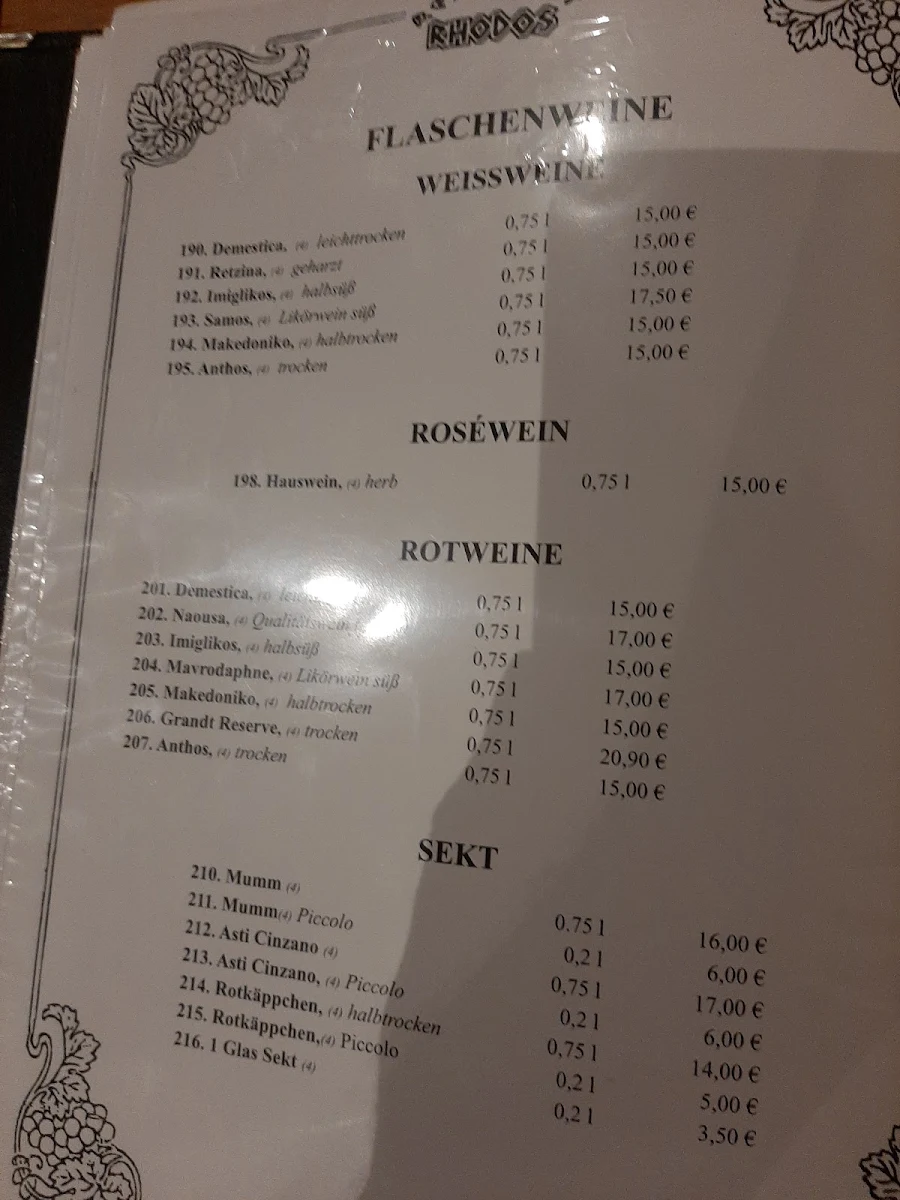 Speisekarte photo 2
