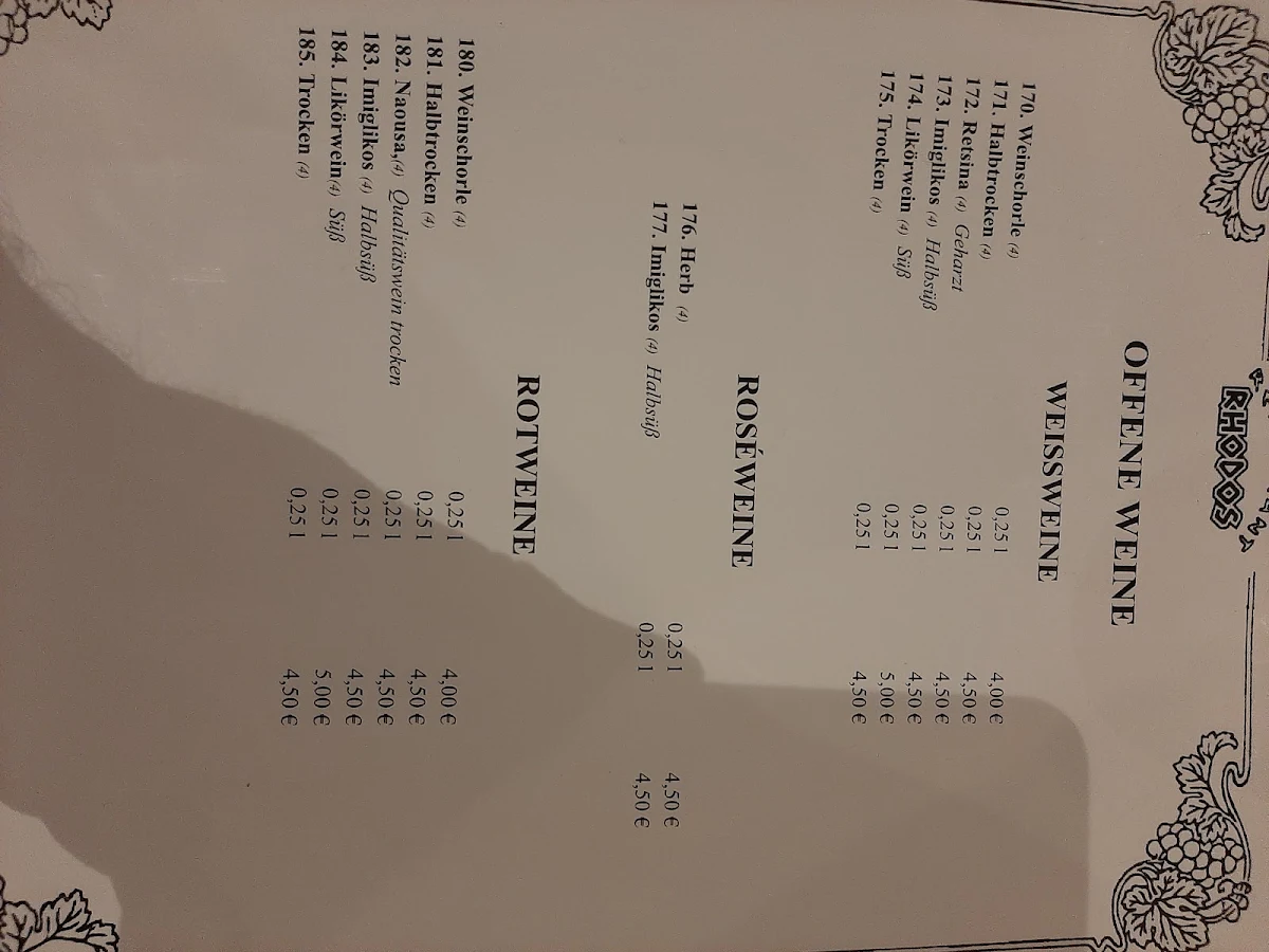 Speisekarte photo 5