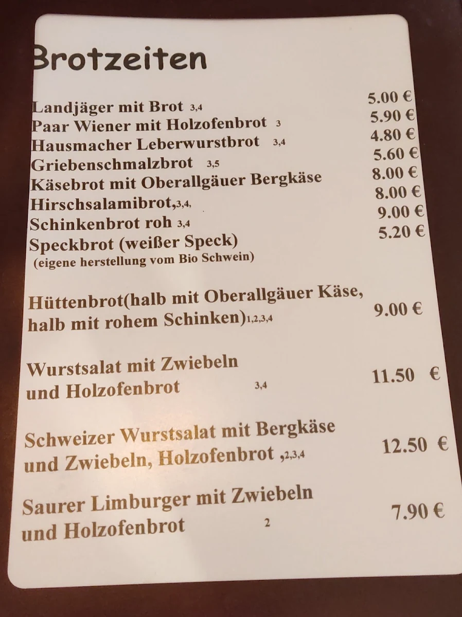 Speisekarte photo 1