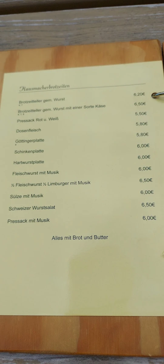 Speisekarte photo 6