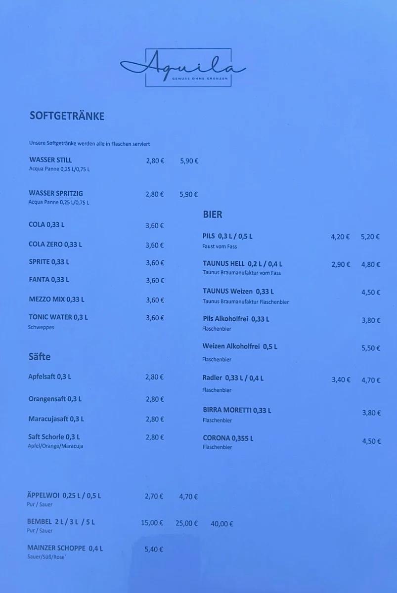 Speisekarte photo 1