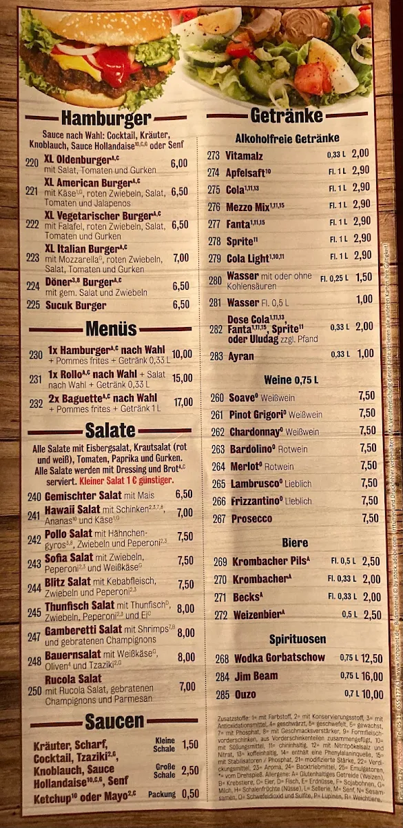 Speisekarte photo 2