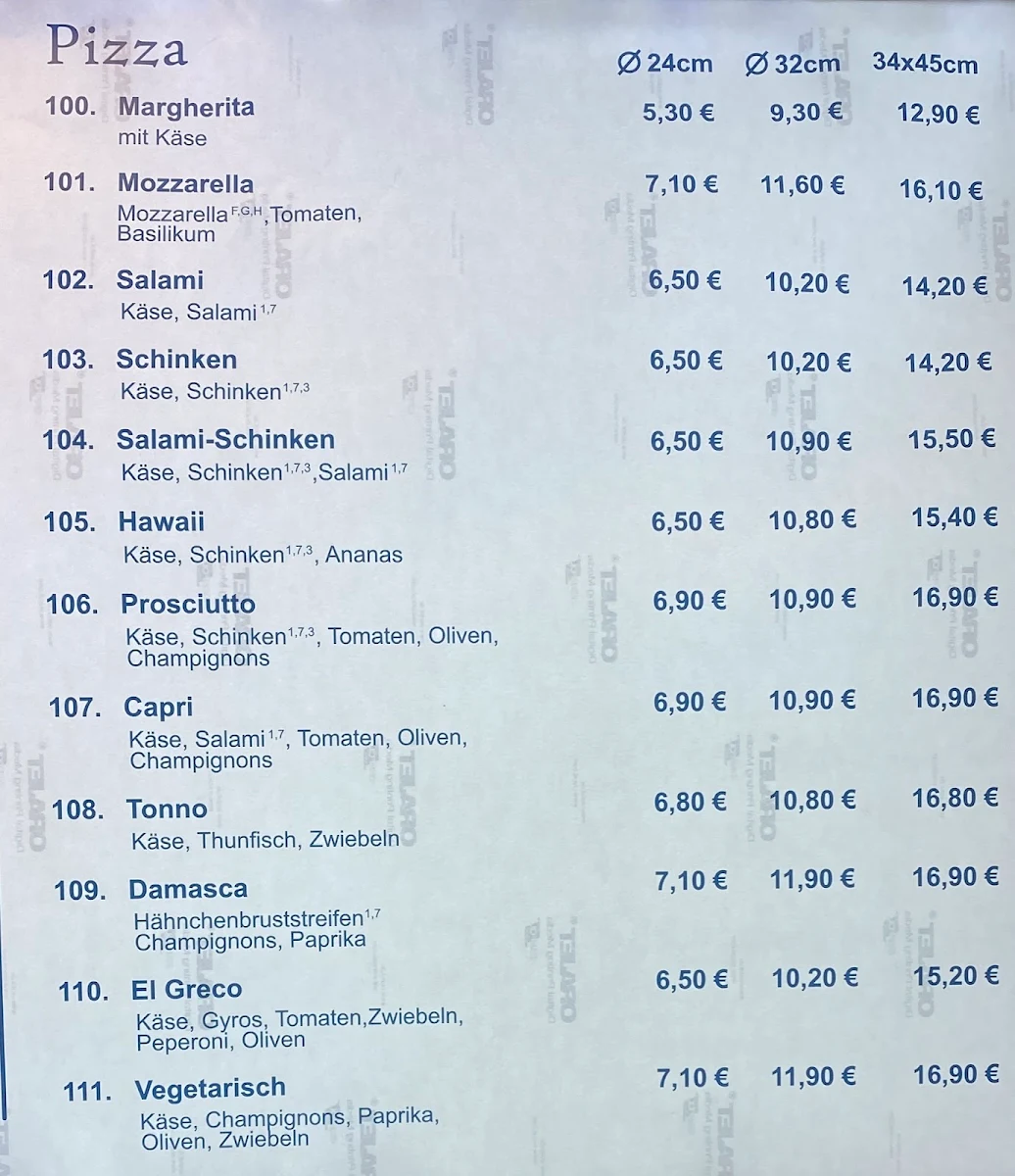Speisekarte photo 2