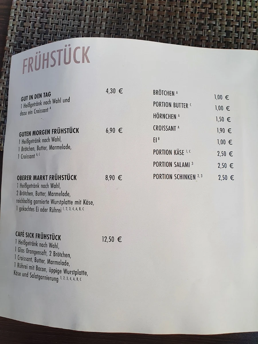 Speisekarte photo 2