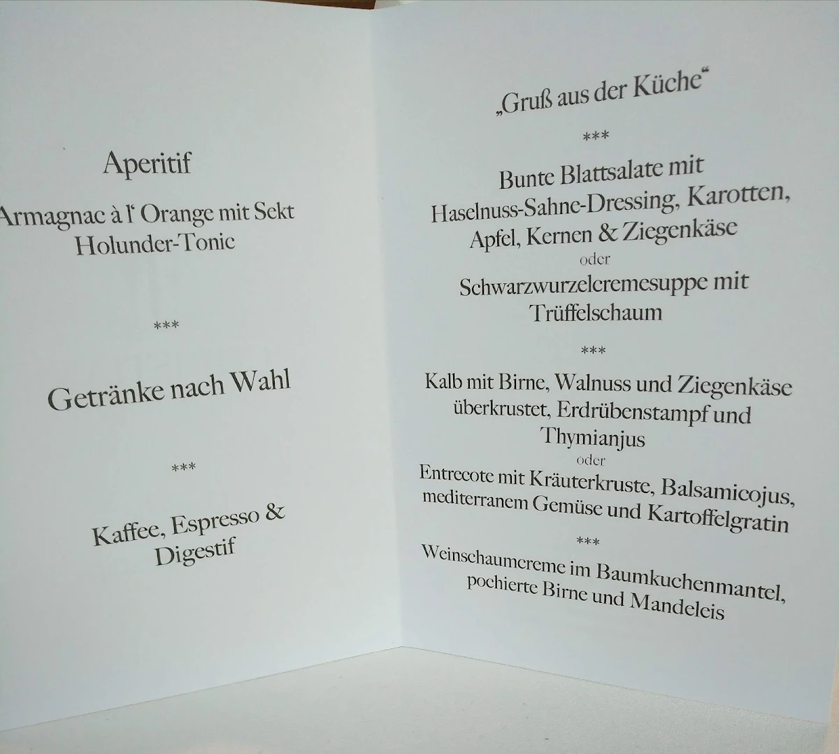 Speisekarte photo 5