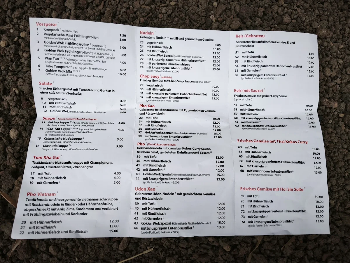 Speisekarte photo 2