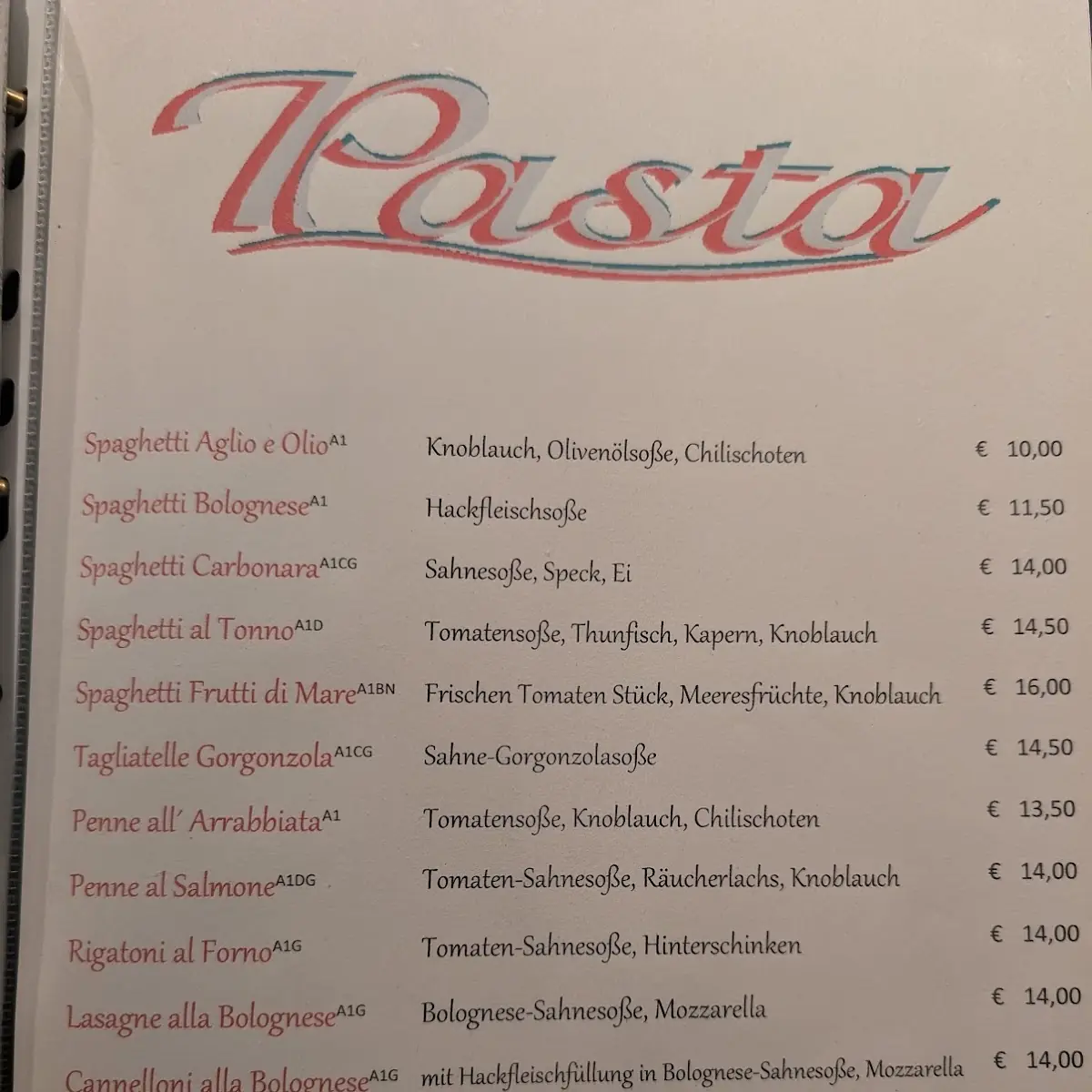 Speisekarte photo 8