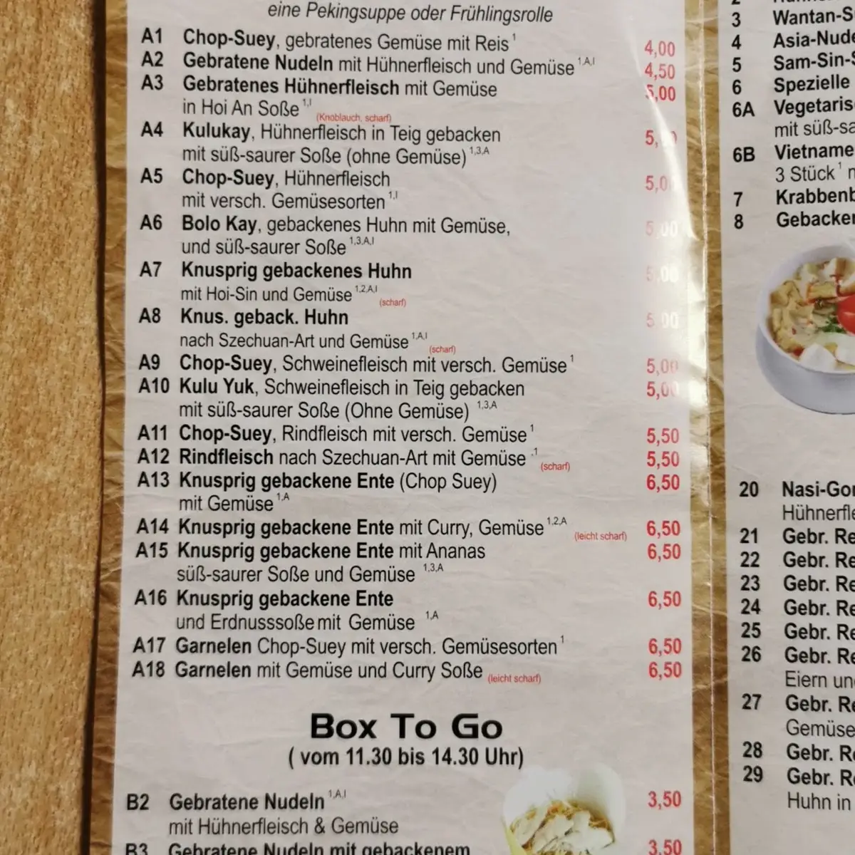 Speisekarte photo 9