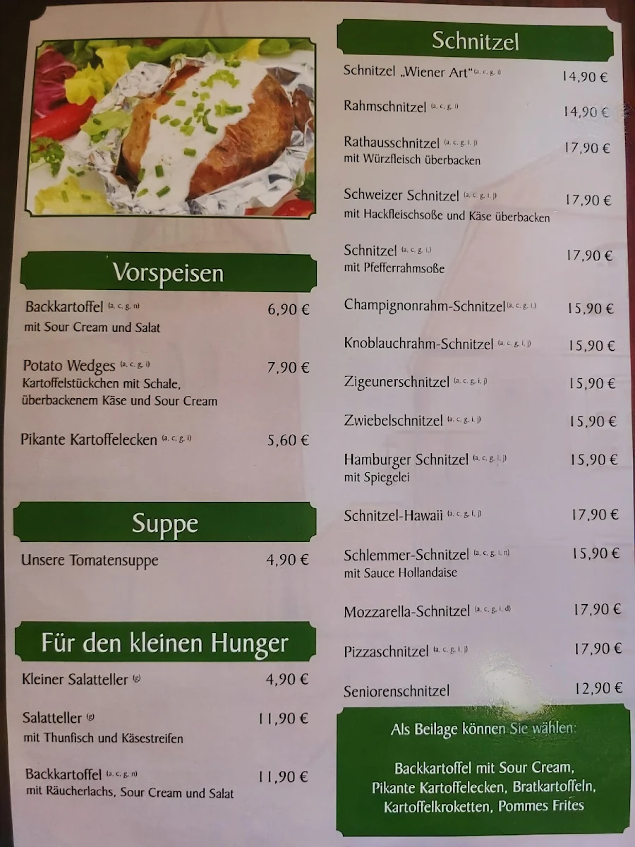 Speisekarte photo 2