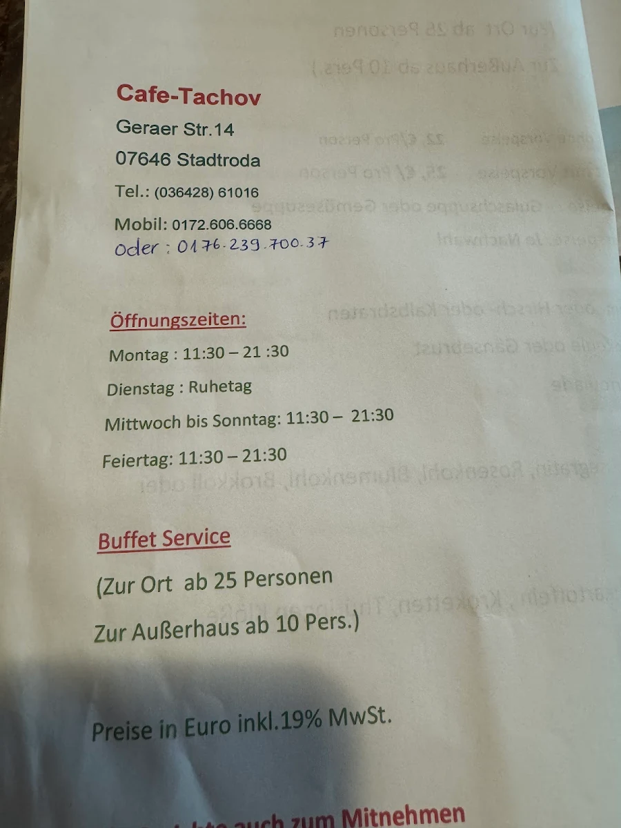 Speisekarte photo 7