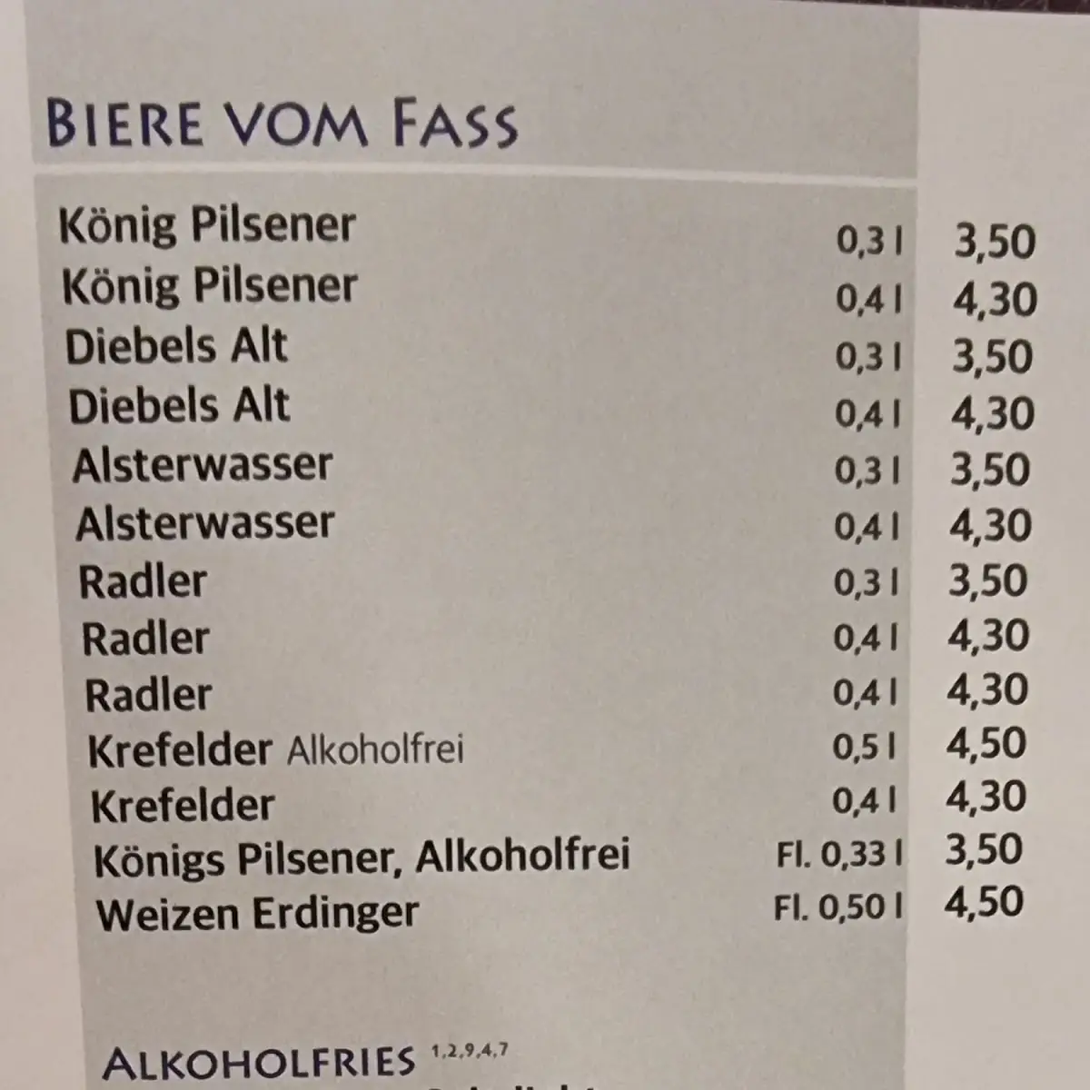 Speisekarte photo 3