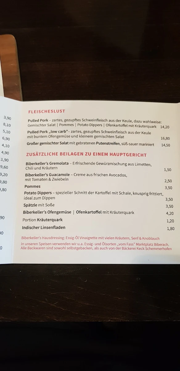 Speisekarte photo 8