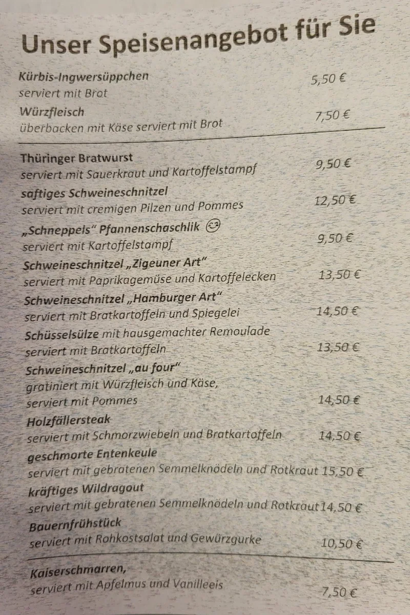 Speisekarte photo 1