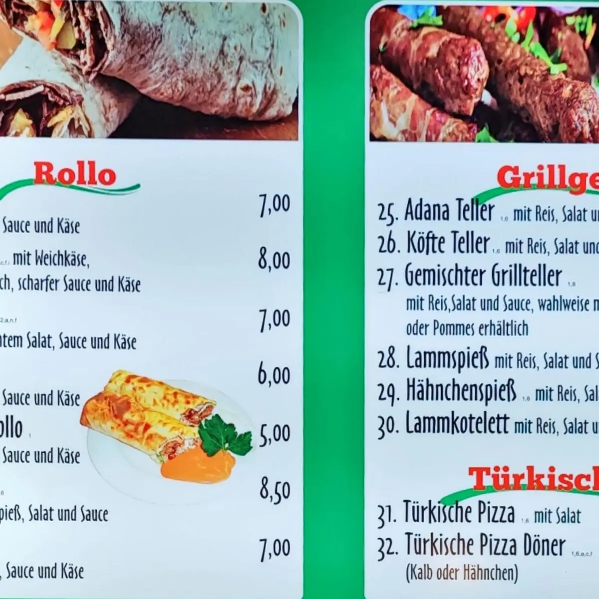 Speisekarte photo 2