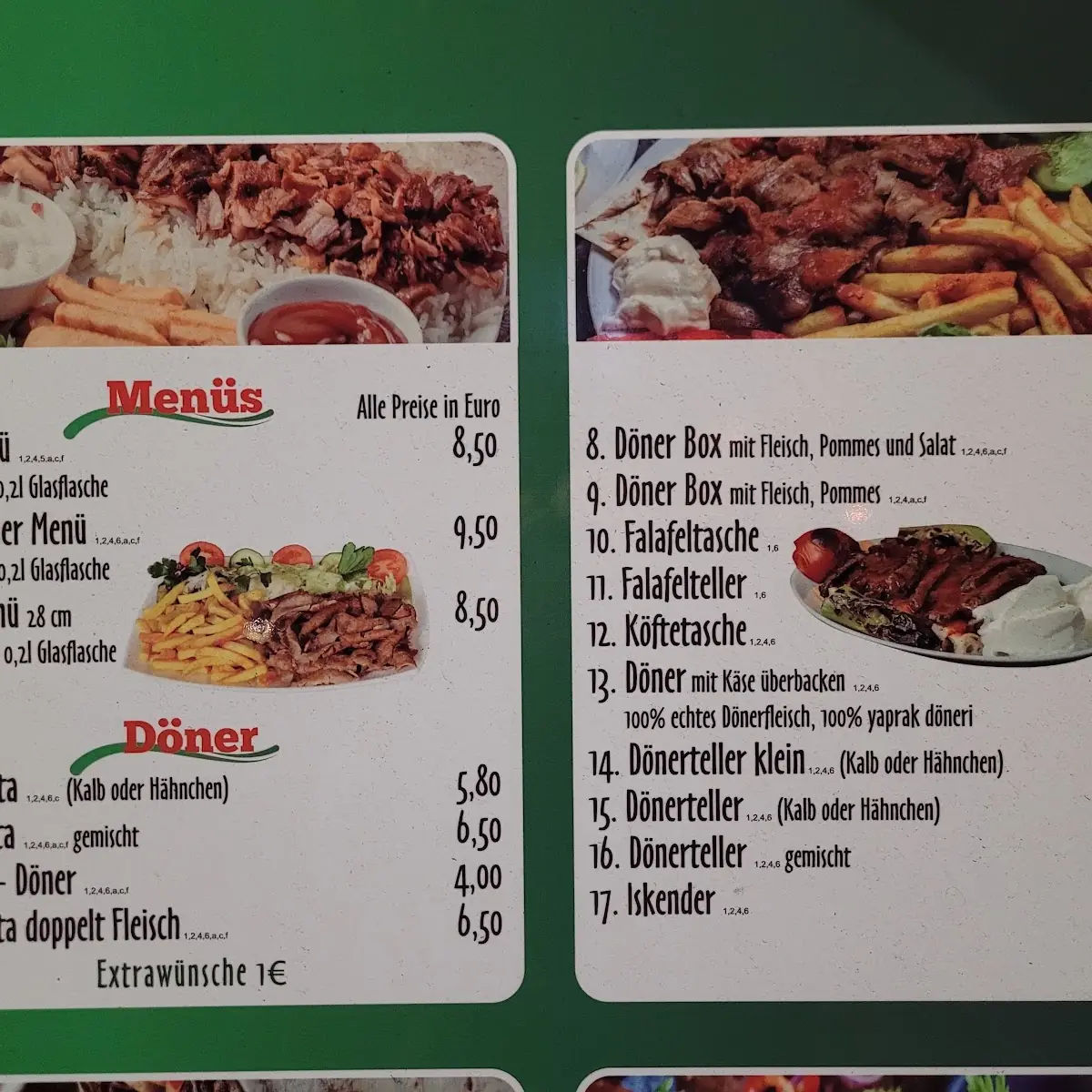 Speisekarte photo 5