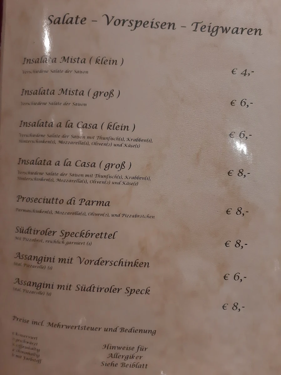 Speisekarte photo 2