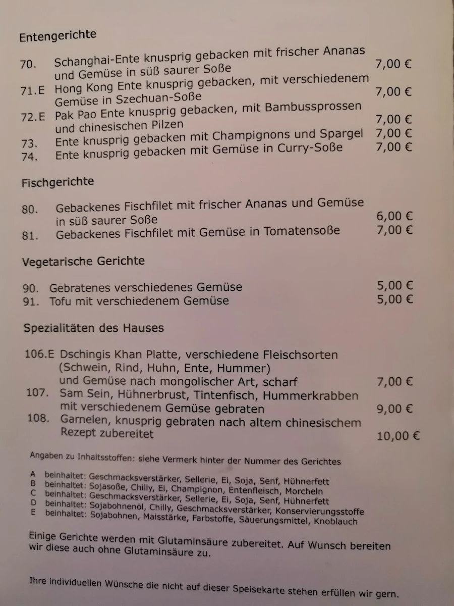 Speisekarte photo 3