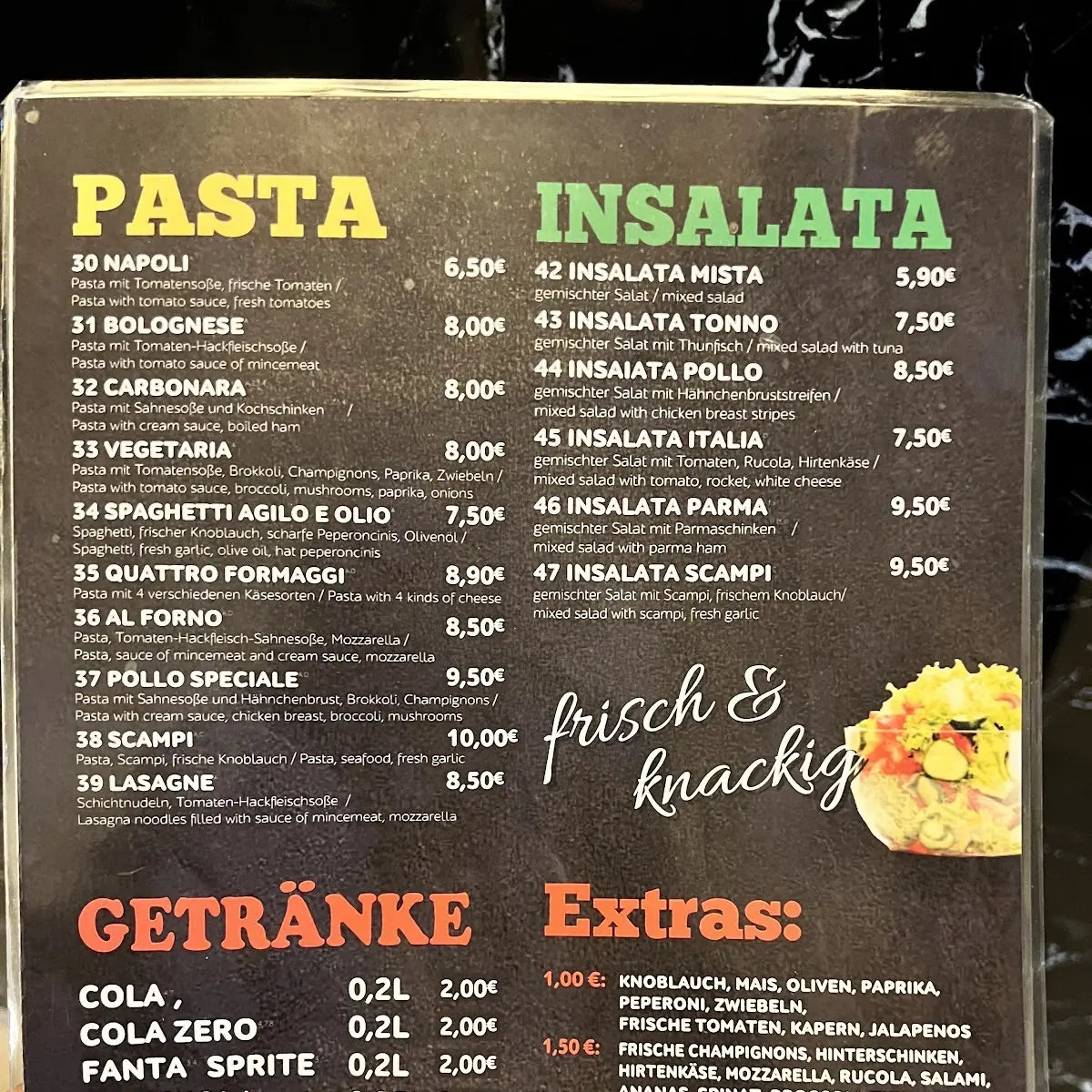Speisekarte photo 5