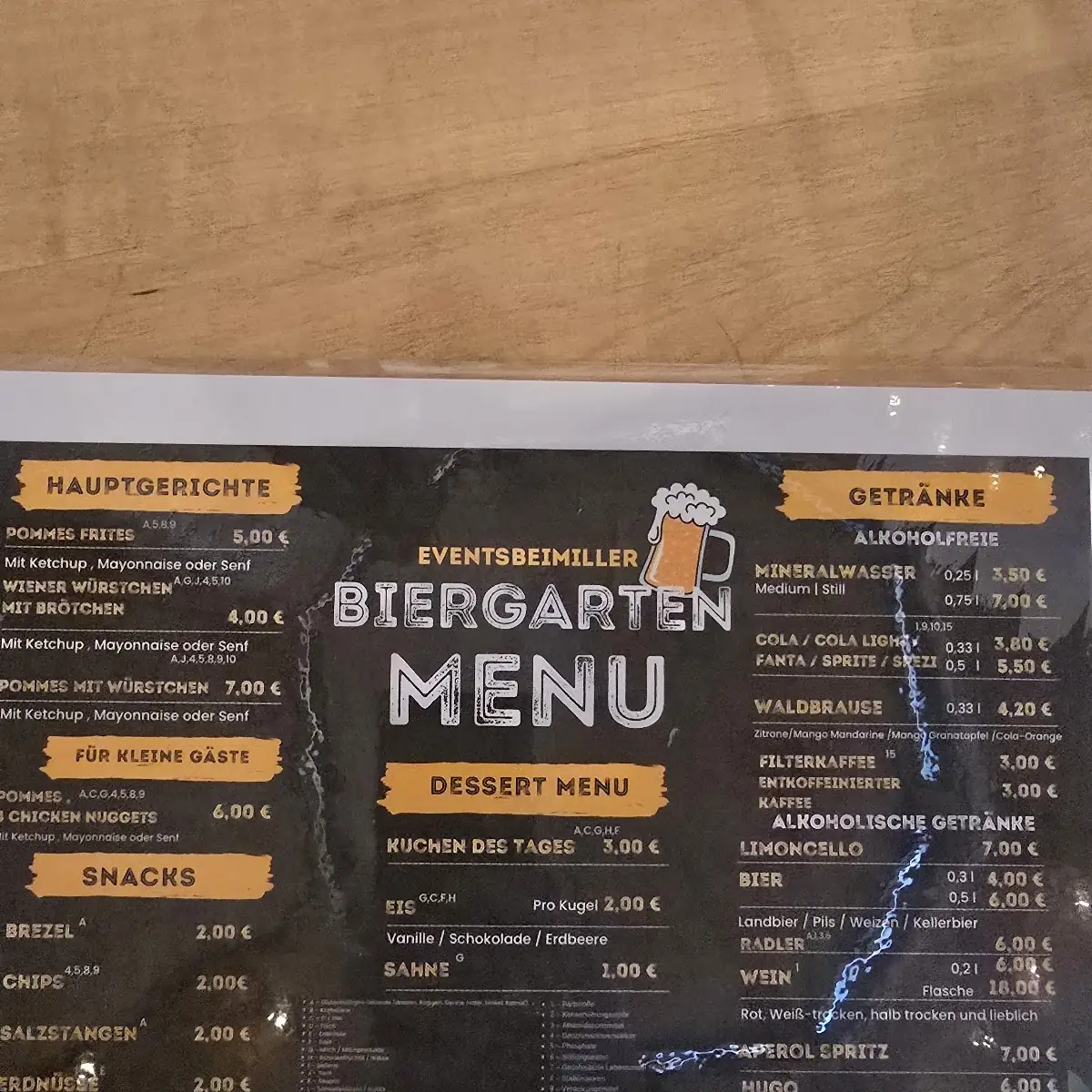 Speisekarte photo 2