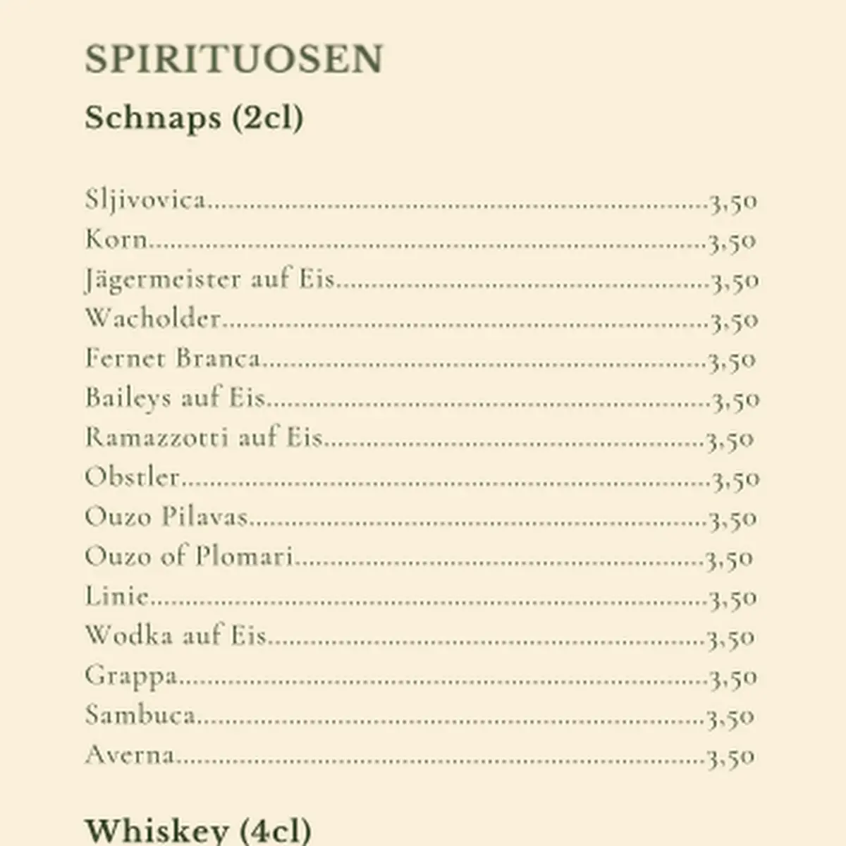 Speisekarte photo 4