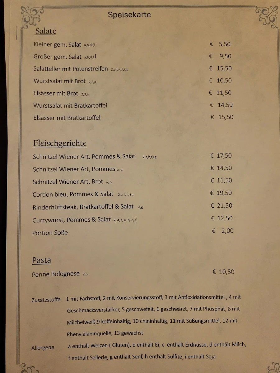 Speisekarte photo 1