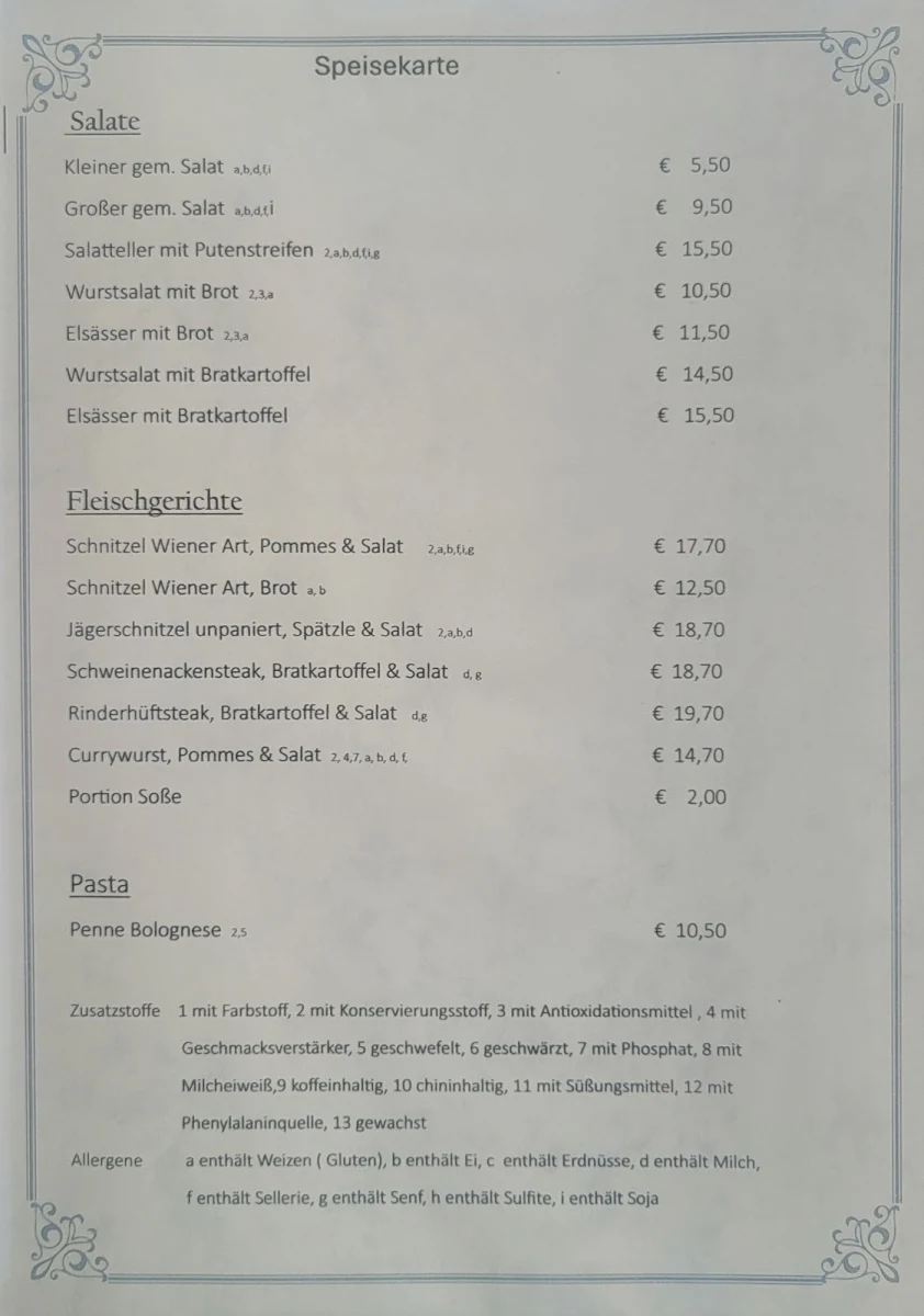 Speisekarte photo 2