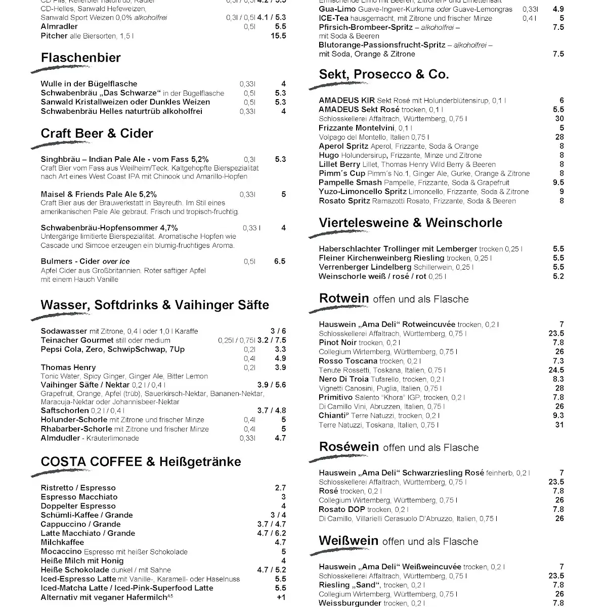 Speisekarte photo 2