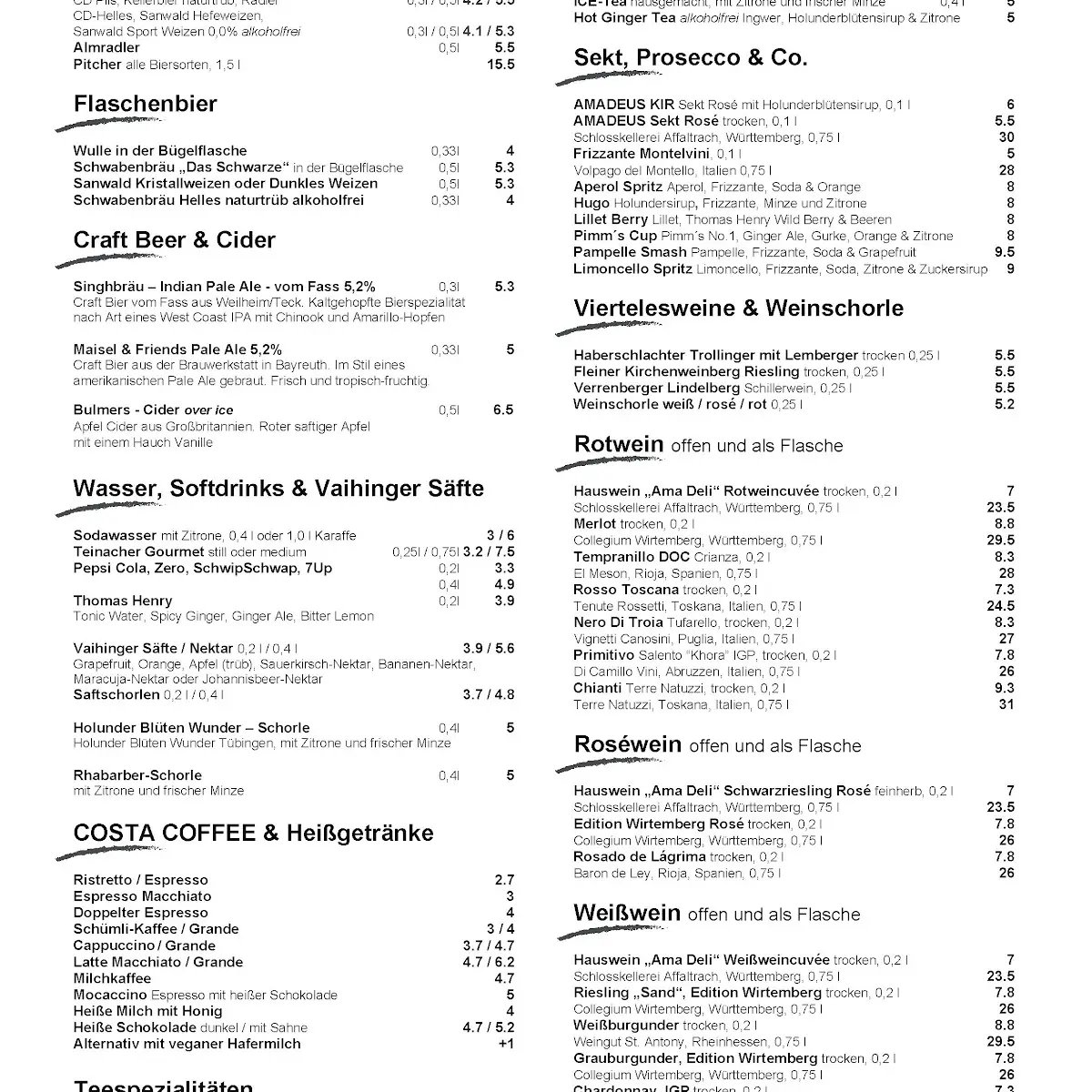 Speisekarte photo 6
