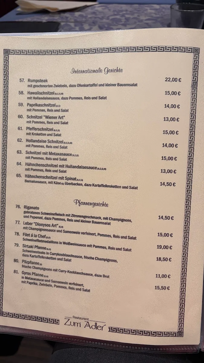 Speisekarte photo 5
