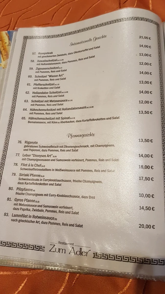 Speisekarte photo 6