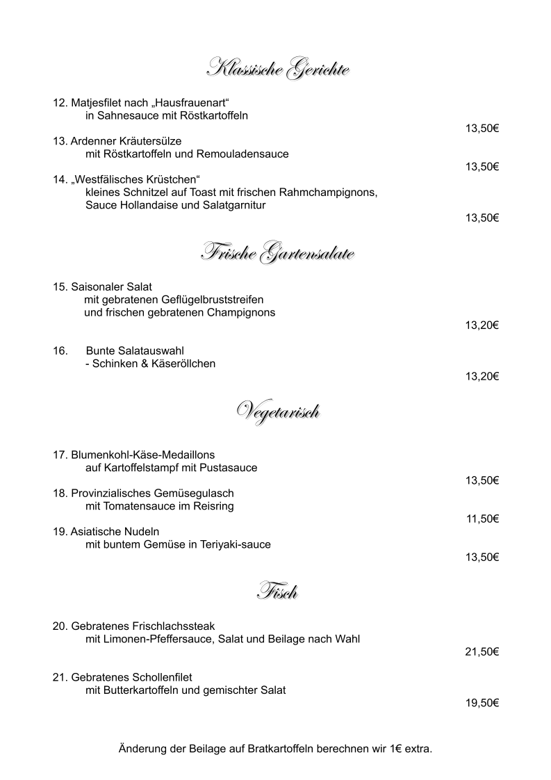 Speisekarte photo 3
