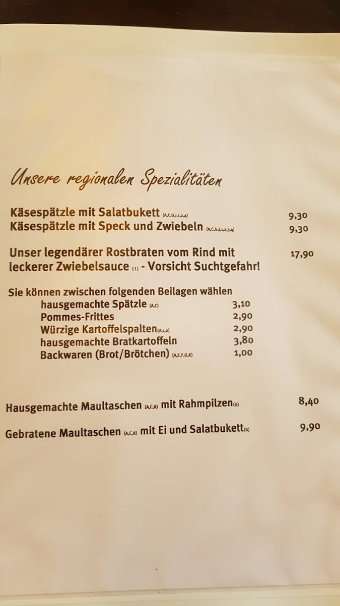 Speisekarte photo 7