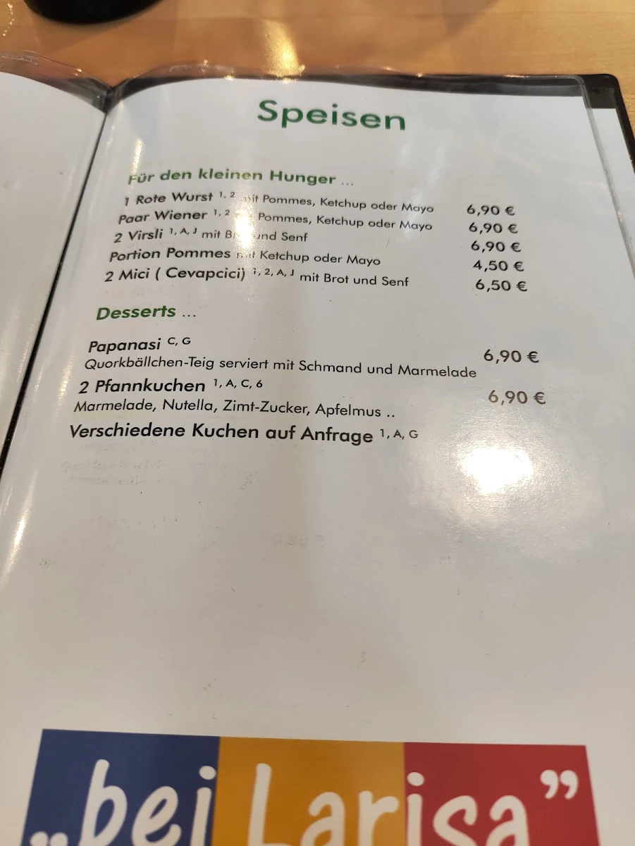 Speisekarte photo 4