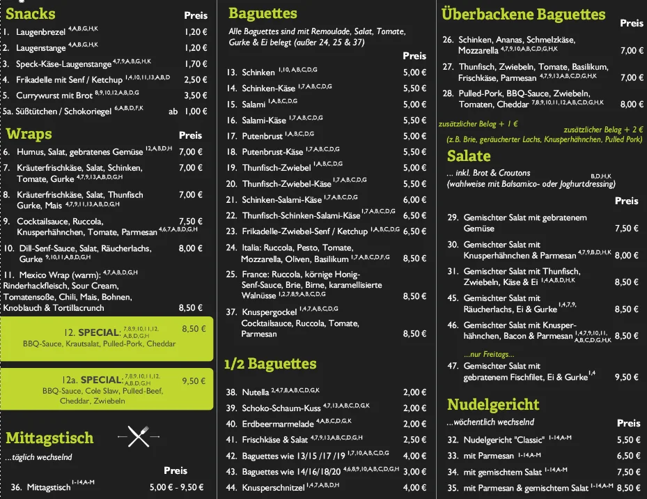 Speisekarte photo 2