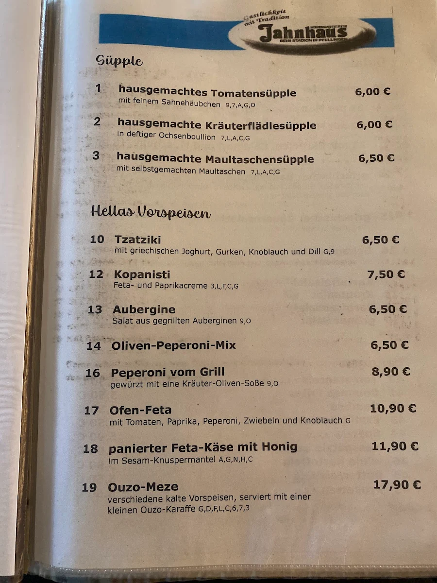 Speisekarte photo 1
