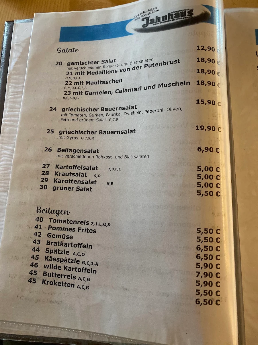 Speisekarte photo 2