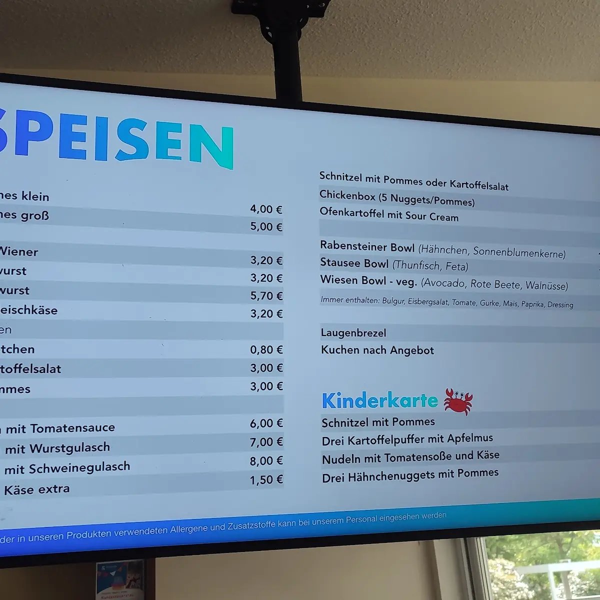 Speisekarte photo 2