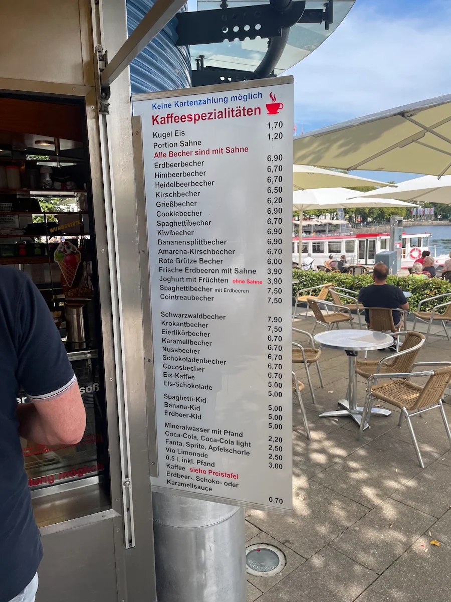 Speisekarte, Warneke Eis