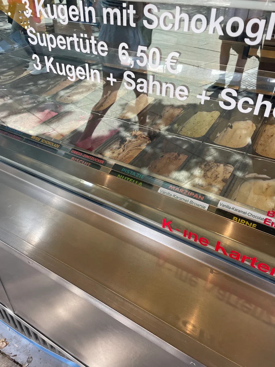 Speisekarte, Warneke Eis