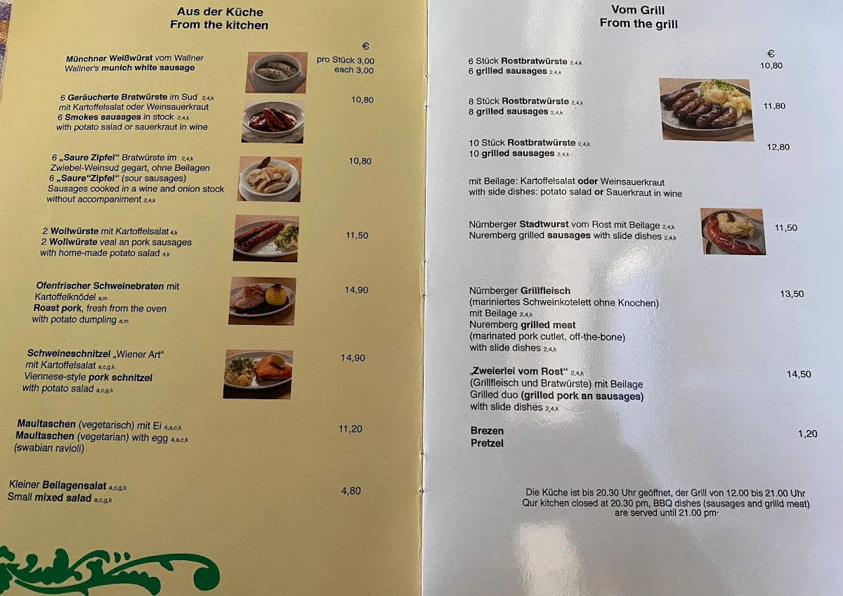 Speisekarte photo 3