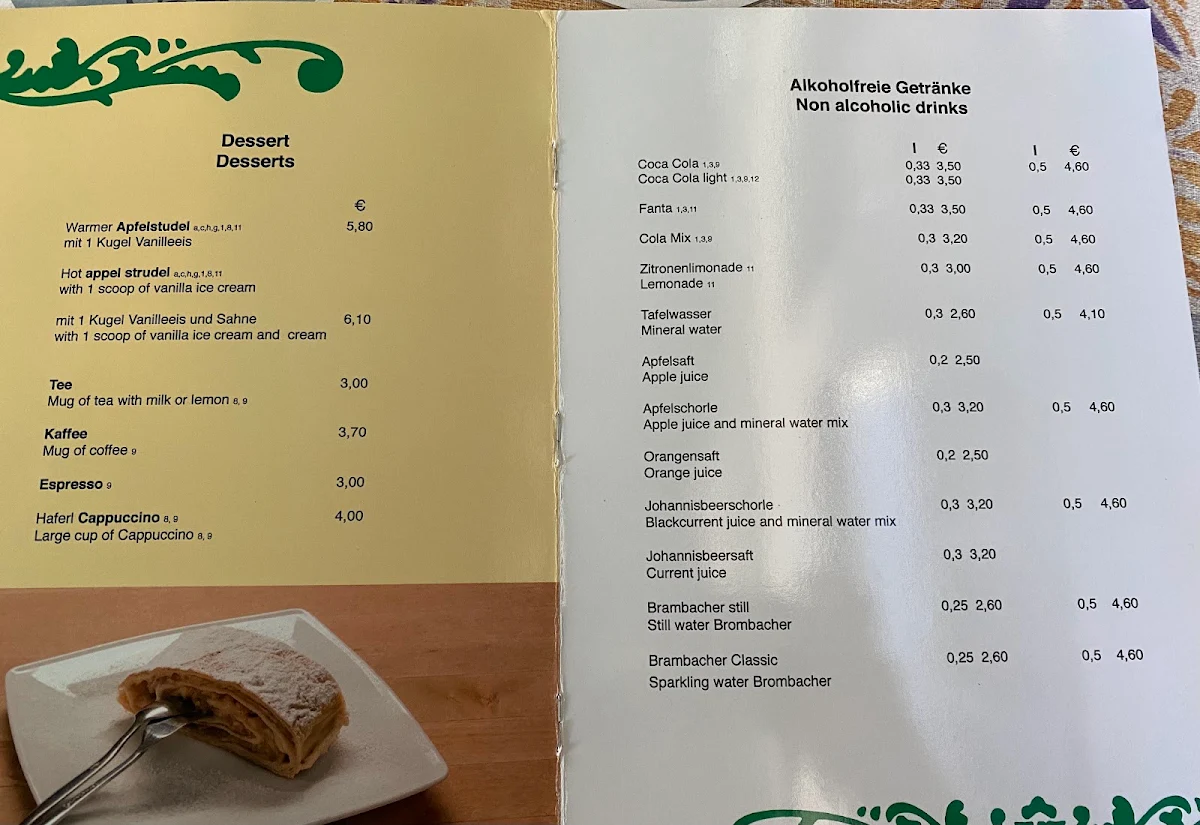 Speisekarte photo 4