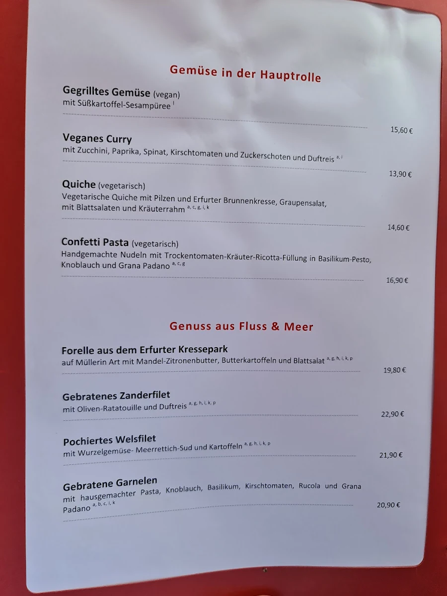 Speisekarte photo 1